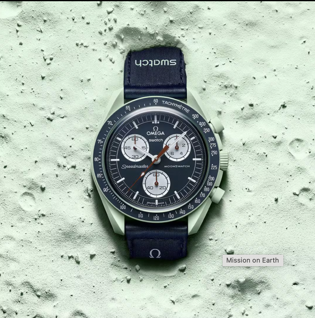 MOONSWATCH SWATCH X OMEGA MISSION ON EARTH