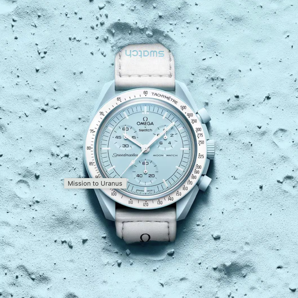 MOONSWATCH SWATCH X OMEGA MISSION TO URANUS