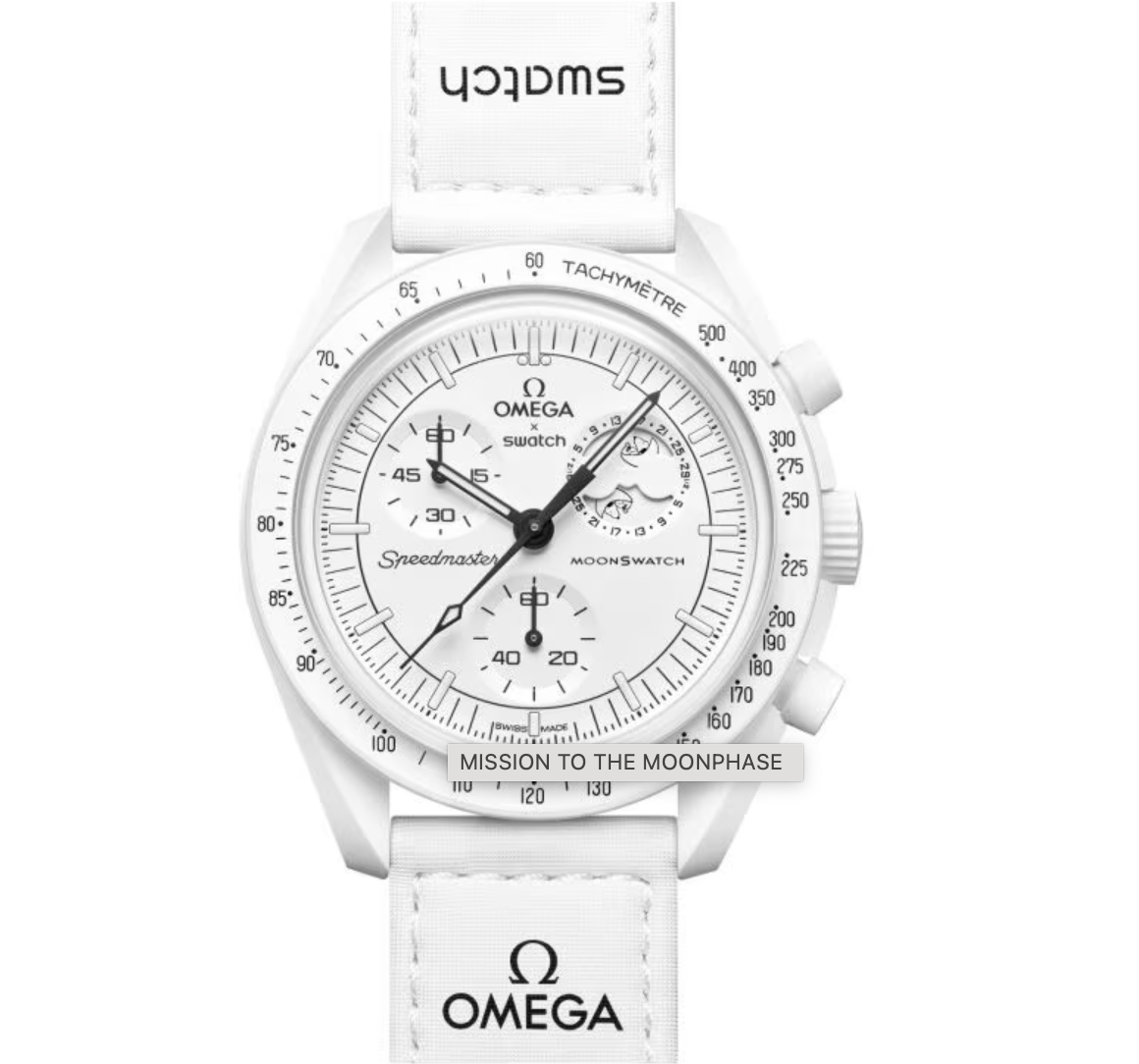 MOONSWATCH SWATCH X OMEGA MISSION MISSION TO THE MOONPHASE - FULL MOON