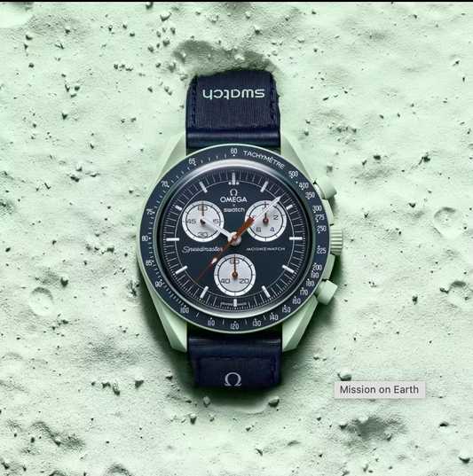 MOONSWATCH SWATCH X OMEGA MISSION ON EARTH