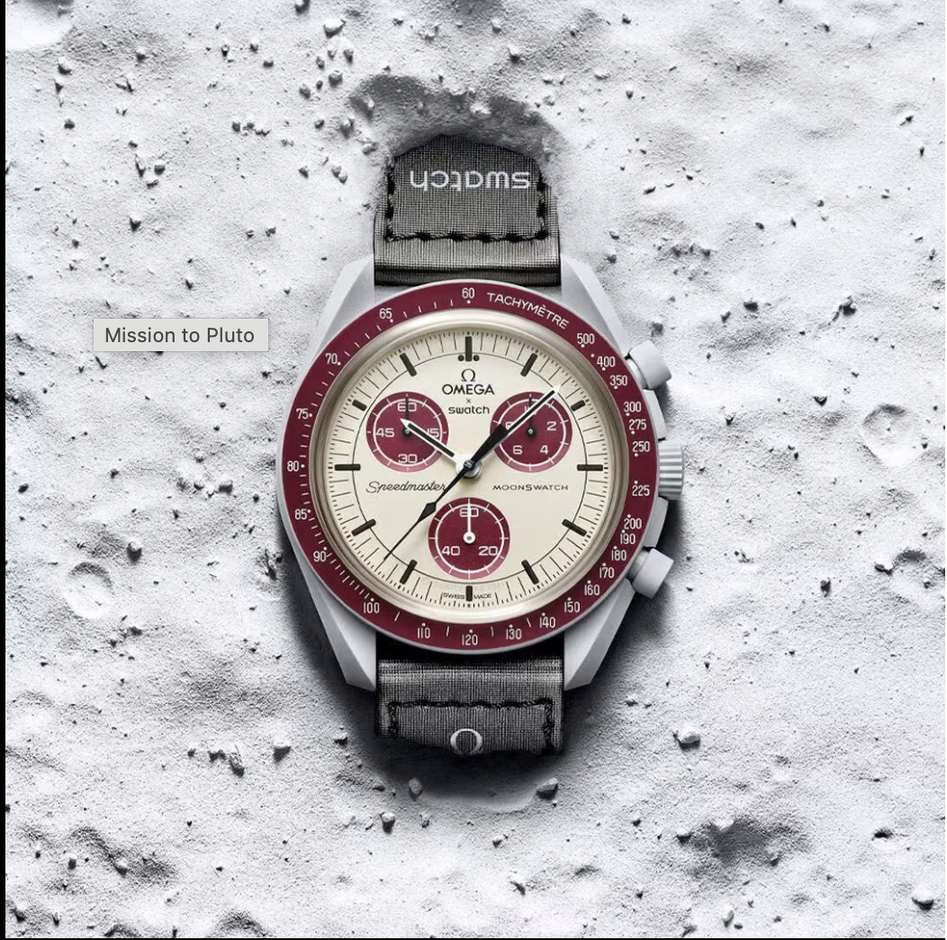 MOONSWATCH SWATCH X OMEGA MISSION TO PLUTO